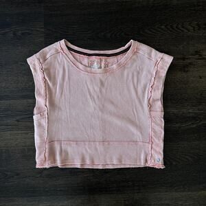 Anthropologie Pilcro Cutoff Sweatshirt Top Size Small
